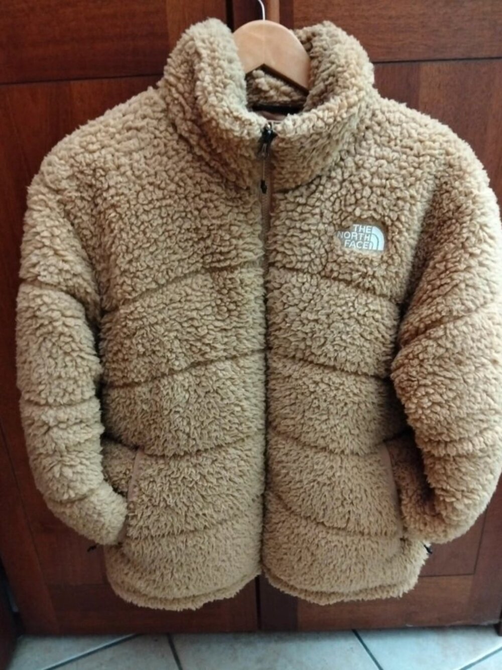 The North Face Sherpa Fleece Jacket Beige Men's Size M